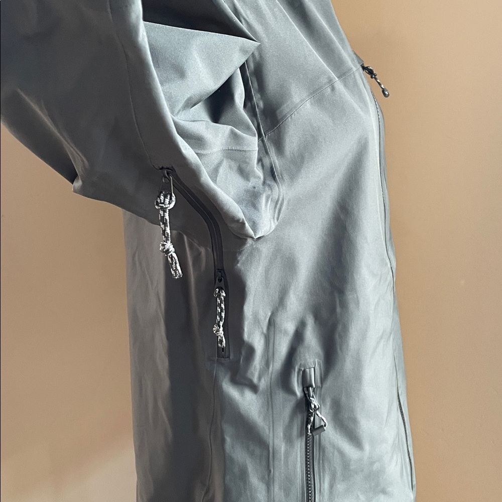 Strafe Women’s Waterproof Shell Jacket, Charcoal … - image 3